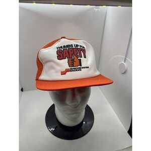 Vintage Seaboard System Railroad Safety Adjustable Snapback Mesh Trucker Hat